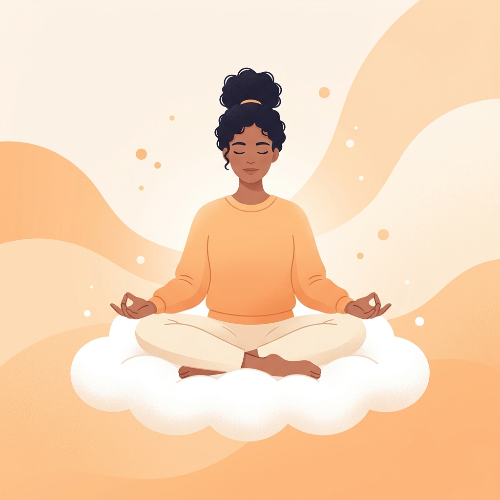 Calm wellness illustration